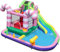 GYMAX Inflatable Water Park, 9 in 1 Kids Bouncy Castle with Slide, Climbing Wall, Water Cannon, Tic Tac Toe Game, Ball Pit & Basketball Hoop, Children Jumping House for 3-10 Years Old, 425x375x225cm