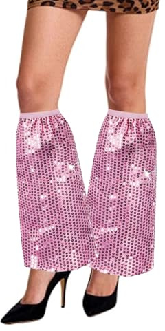 MUNSKT Abba vêtements pour femmes, jambières paillettes, accessoires de vêtements Abba, jambières, paillettes pour, vêtements Disco pour femmes, robes fantaisie carnaval