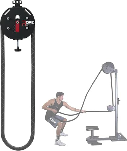 JIMINHUIXIN Sistema de Entrenamiento de Suspensión y Cuerda Infinita para Gym en Casa - Máquina de Resistencia Ajustable para Ejercicios de Cuerpo Completo