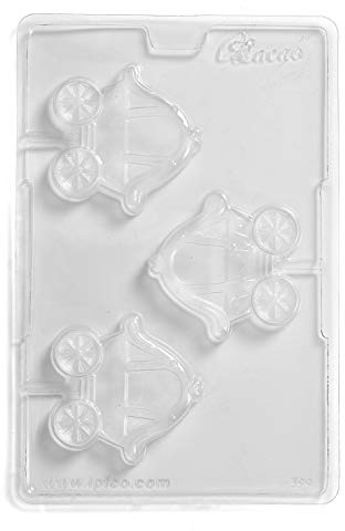 Princess Carriage Lolly Chocolate Mould 3 Cavity x 5
