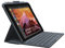 Logitech Slim Folio Etui avec Clavier sans Fil Bluetooth iPad 5e et 6e Génération (Modèles: A1893, A1954, A1822, A1823), 14 Raccourcis iOS, Batterie Longue Durée 4 ans, Clavier QWERTY Italien - Noir
