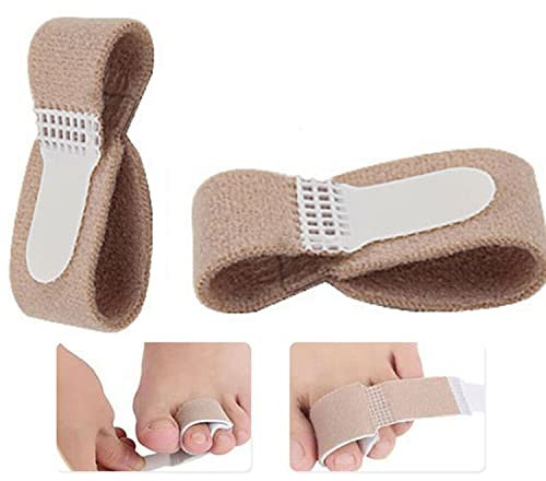 Pedimend™ Broken Hammer Toe Straightener Splints | Broken Toe Bandages | Fabric Toe Wraps to Protect Broken Toes & Separate Hammer Toes | For Trigger Fingers | For Men & Women (2 PCS)