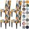 HZDHCLH Chair Covers Slipcovers 4/6 PCs Stretch Removable Washable Short Dining Chair Protector Cover Seat for Hotel,Dining Room,Ceremony （Classic Geometry,4 PCS）
