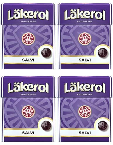 Cloetta Lakerol Salvi pastillas 4 cajas of 25g