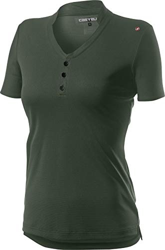 Castelli 4520112-075 Tech W Poloshirt für Damen Military Green XS