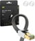 Cat8 Ethernet Kabel 3M, Hohe Geschwindigkeit Nylon Braided Lan Patch Cord, 40Gbps 2000Mhz RJ45 Shielded Flat Cable, für Modem/Router/Switch, schneller als Cat5e/Cat6/Cat7