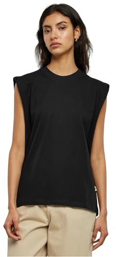 Urban Classics Damen Ladies Organic Heavy Padded Shoulder Tank Top