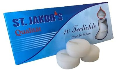 Dittmeier Teelichter ohne Hülle, Nachfüllteelicht, ohne Aluhülle, Nachfüllteelichter, Teelichter, (10)