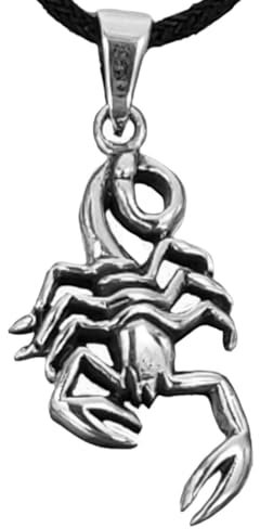 Kiss of Leather Skorpion Anhänger aus 925 Sterling Silber, Si. 433