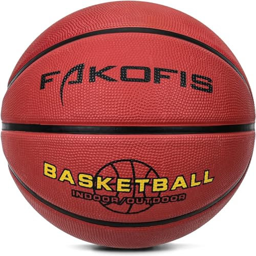 FAKOFIS Kinder Basketball Größe 3, Jugend Basketballs Größe 5,Größe 7,Outdoor Indoor Street Basketball,Arena Training Erwachsene Anfänger Basketbälle