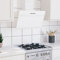 Festnight Campana Extractora Cocina, Campana Decorativa de Pared,Extractor de Pared (60 cm, LED), Blanco