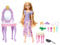 Disney Princess-Spielzeug, Rapunzel-Puppe mit Schminktisch, Pascal-Figur und 10 Zubehörteilen, inspiriert vom Disney-Film, HLX28
