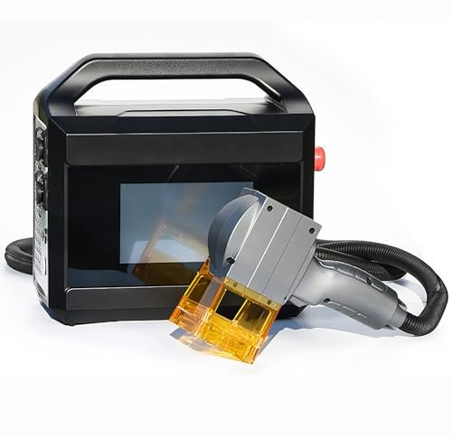 Graveur de marqueur laser à fibre, machine de marquage laser à fibre 110 x 110 mm, machine de marquage laser à fibre portable, marquage de tous les métaux pour l'or, l'argent, l'acier inoxydable