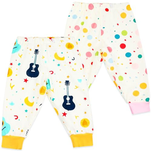 FLYISH DIRECT Baby Windelhosen, 2 Stück Sleepy Windelhose für Kinder, Baby Töpfchen Trainingshose Baumwolle Baby Windelrock für das Töpfchentraining, M