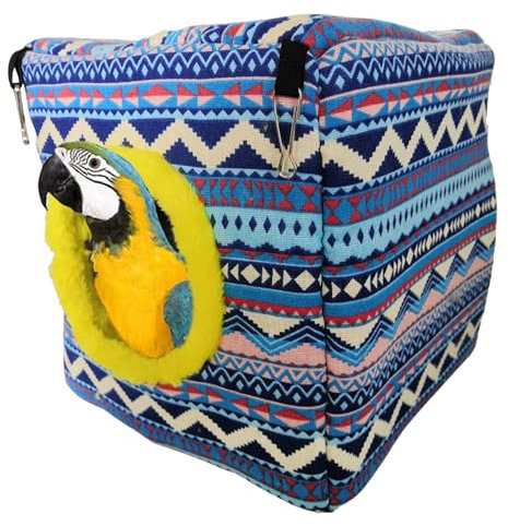 Eichhörnchen-Hängematte für Käfig, Winter-Würfel-Hängematte aus Baumwolle, multifunktionales Schlafbett für Kaninchen, Igel, Eichhörnchen, niedliche Hängematte für kaltes Wetter, Hamster-Baumwollnest