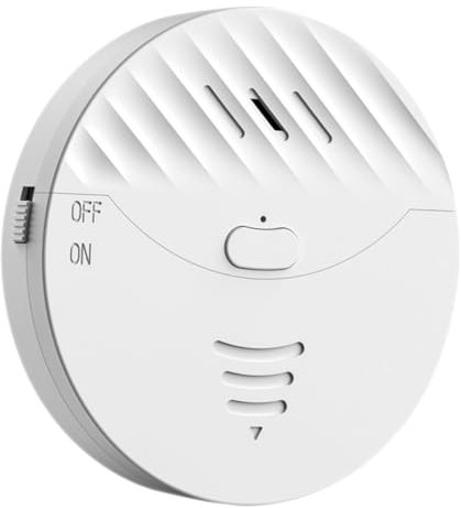 Mikikit Wireless Door and Window Alarm Glass Vibration Sensor Security System Easy Install Home Security Protection