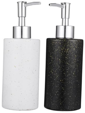 Mikinona 2St Shampoo-Flasche lotionspender Lotion Spender Leere Glasflasche in Pressform Pumpspeicherflasche Duschgel Wasserspender Flüssigkeitsspender Pumpspenderflasche