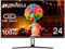SANSUI Monitor de computadora USB tipo C de 24 pulgadas, 100 Hz, monitor de computadora FHD 1080P, HDMI, FreeSync, HDR, conector de auriculares, inclinación ergonómica para hogar y oficina