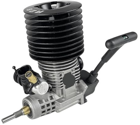 Motor Nitro de vehículo de metanol for coche Rc 1/8 Buggy Compatible con motor Monster Truggy FC 28 4.58CC carburador de motor de arranque por tracción