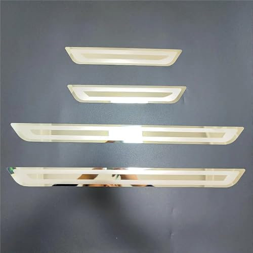 Protection Seuil de Porte Voiture pour Renault Megane III Coupe - 3 Türen Bj. 2008-2015, Bande Décorative Anti-Usure de Seuil Matériau en Acier Inoxydable, 4Pcs