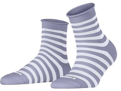 Burlington Damen Socken Swansea W Sso Baumwolle gemustert 1 Paar, Blau Cosmic Sky 6537, 36-41