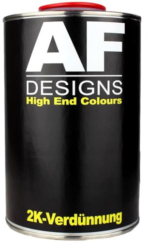 Alex Flittner Designs 1 Liter 2K Acrylverdünner Acrylverdünnung für Autolack Basislack Klarlack Lack