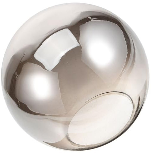 Zerodeko Rauchglas Klarglas-lampenschirm-ersatz Für Vintage-pendelleuchte Schirmabdeckungen Für Wandleuchter Kronleuchter Hellgrau Lampenschirm Oval