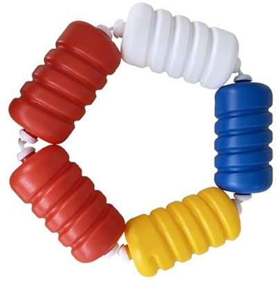 Schwimmende Sicherheitstrennleine für Pools, 3,3–60 Fuß Anti-Wellen-Sicherheitsseil für Pools zum Trennen von Poolbahnen, Spiralboje, Bahnmarkierungslänge, Bahnteiler, Poolzubehör (Nylon, 9 m 30