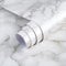 TOTIO 48x157in Ultra-Wide White Marble Vinyl Wrap Light Granite Effect Vinyl Self Adhesive Wallpaper Glossy Thick Countertop Contact Paper Peel and Stick Waterproof Oil-Proof Kitchen Worktop Covering