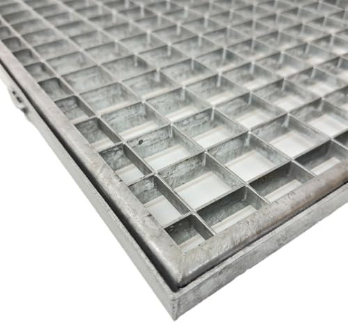 Xanie Gitterrost 30/30 mit Zarge 80x50cm Maschenrost inkl. Rahmen