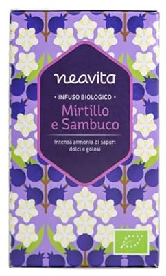infuso mirtillo e sambuco 15 filtri