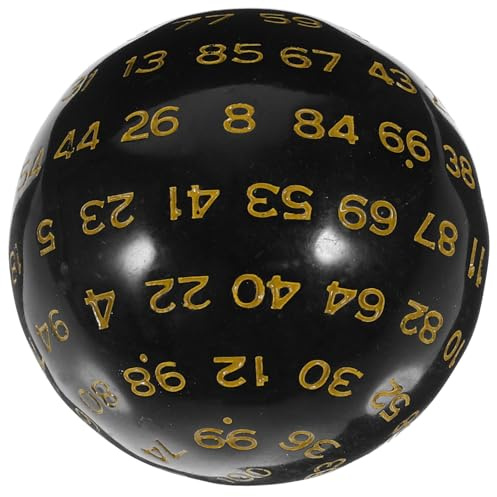 Kugelförmige Rollenspielwürfel mit 100 Seiten aus Acryl für Tischspiele