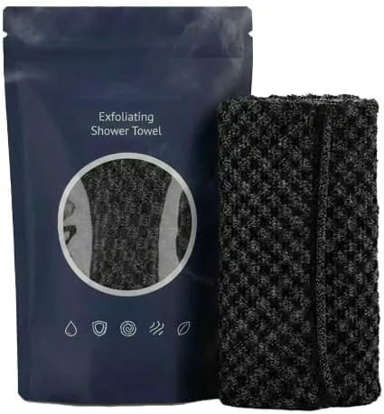 Ecovia Serviette De Douche Exfoliante,Nettoyage En Profondeur,Douce Pour La Peau