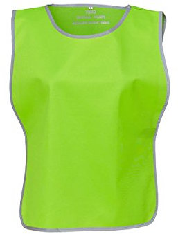 Yoko Herren yk009/hvj259 Hi-Vis reflektierende Bordüre Tabard Kindergröße Lime