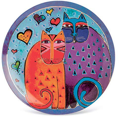 Egan Piatto da Portata Laurel Burch, Multicolore, Small