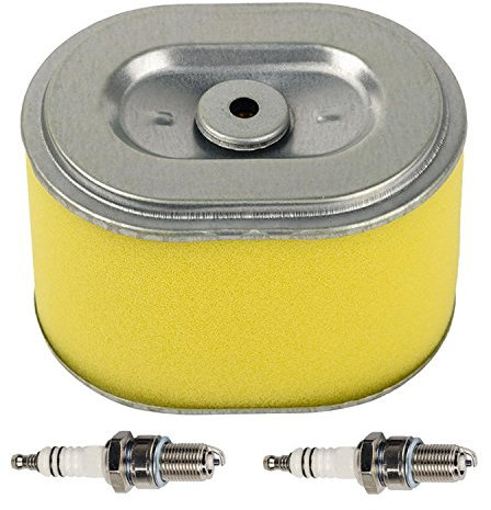 OxoxO Filtro de aire con 2 bujías compatibles con Honda GX140 GX160 GX200 5.5hp 6.5hp generador de motor bomba de agua de