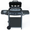 Barbecue a Gas con Termometro Digitale Integrato e Bruciatore fornello Laterale - BBQ e Grill in Acciaio Inox Barbecue da Giardino terrazza Piscina Esterno in Acciaio Nero Laccato e ABS 3 Bruciatori