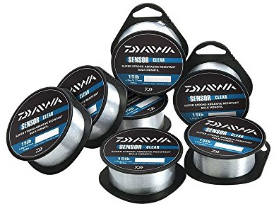 Daiwa Sensor Clear Monofil 300m Spool - 6lbs/0.24mm