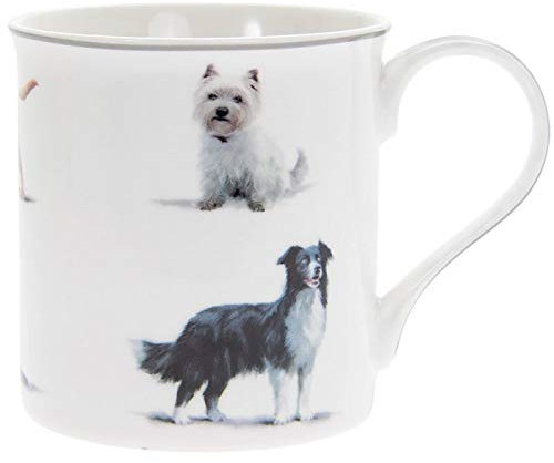 The Leonardo Collection Dogs Breed Design Fine China Tea Coffee Mug