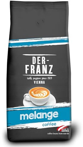 Der-Franz Melange Café, granos enteros, 1000 g