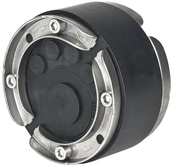 Ritzer Mauerdurchführung für Kabel/Rohre, Ø 100mm, EPDM, 5-Fach, 4 x 7-12 mm 1 x 24-44 mm, Ringraumdichtung, 25 Jahre garantiere Sicherheit
