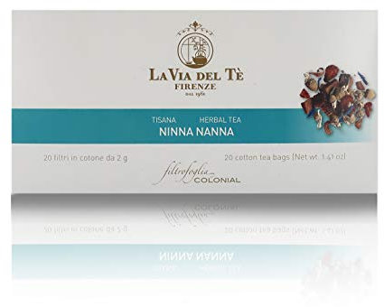 Tisana Ninna Nanna, Infuso rilassante, Astuccio con 20 Filtri da 2g - 40g