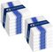 Platinum Ice Gevaldik Pack of 12 Kitchen Towel's–100% Cotton, Large 20” x 30” (50cm x 76cm) Blue Dish Towels - Ultra Absorbent, Durable, Washable