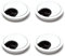 sossai® Pasacable redondo/canal de cableado/salida de cables | juego de 4 | KDM1-WH | Diseño: blanco | Diámetro: 60 mm | Material: metal