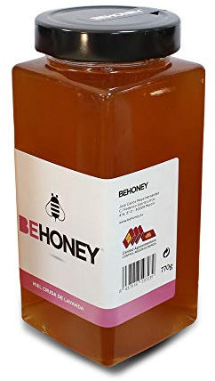Miel BEHONEY 100% Cosecha propia apicultor Murcia España (Miel Cruda de Lavanda, 770 gr)