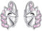 Einhorn Ohrringe 925 Sterling Silber Ohrringe Mädchen Kinder Leverback Ohrringe Einhorn Schmuck Geburtstag Geschenke für Damen