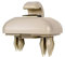 AUTOZOCO Soporte de gancho con clip para visera interior coche compatible con Aud - gancho parasol - gancho para visera - Compatible con Aud - Beige