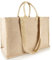 Jute statt Plastik Original | JC7228XL | Jucotasche extra groß | Jutetasche - Baumwolltasche | Fair & Nachhaltig | Shopping Einkauf (1er Set)