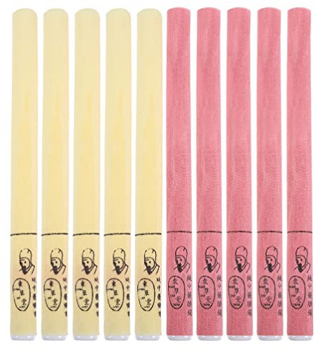 FRCOLOR 10stücke Moxa-Sticks Moxibustionsrollen Für Milde Moxibustion Körpertherapie Mit Gleichmäßiger Wärme Und Einfacher Handhabung Für Unterwegs Hause