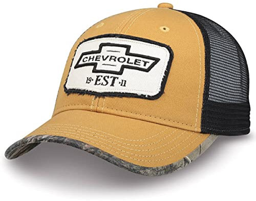 Chevrolet Established 1911 Realtree Cap – Chevy Snapback Hat Gold, Gold, Einheitsgr��e